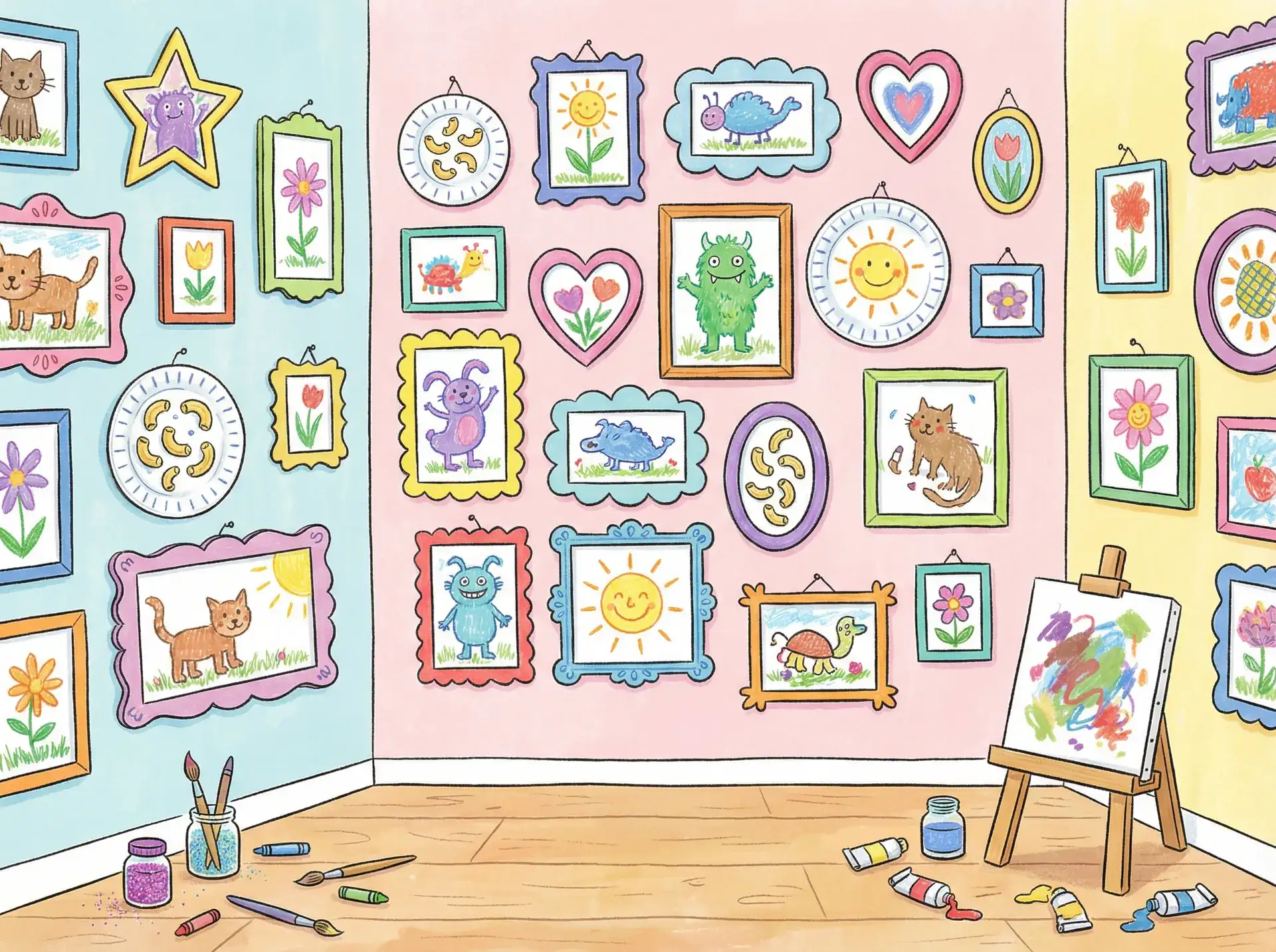 小朋友的彩色画作 - 妈妈的朋友在线观看1 5 创意展示